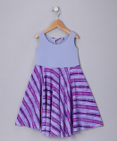 LILAC STRIPED SPINING DRESS
